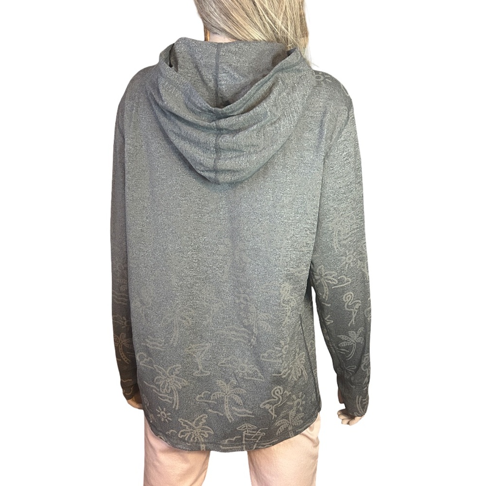 Chubbies Pullover Hoodie Reflective Flamingo Palm Tree Cocktail Glass UNISEX - Picture 4 of 10